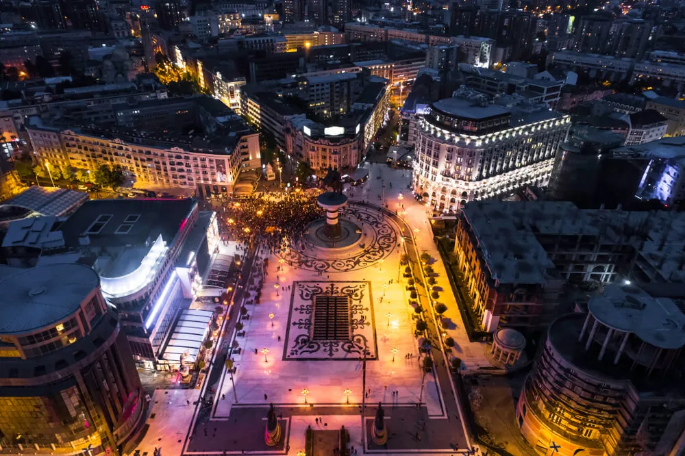 площадь македонии