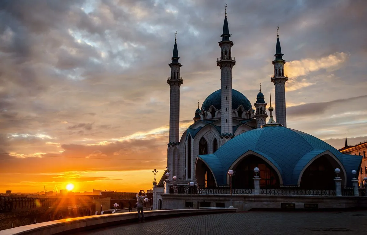 Мечеть на закате