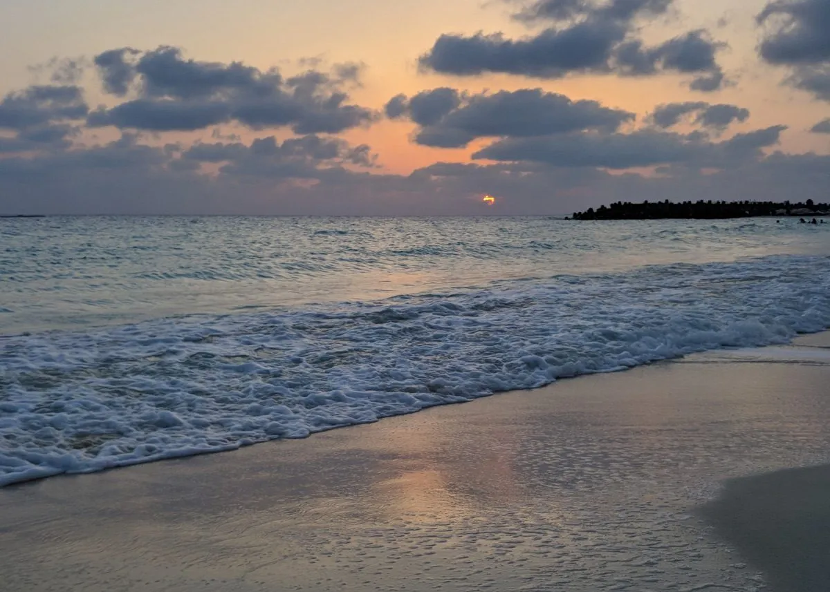 Египетский пляж на закате