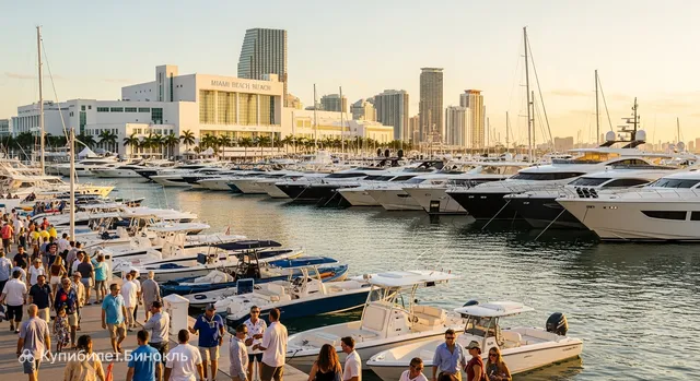 Международная выставка катеров в Майами