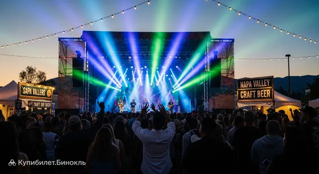 Музыкальный фестиваль BottleRock Napa Valley