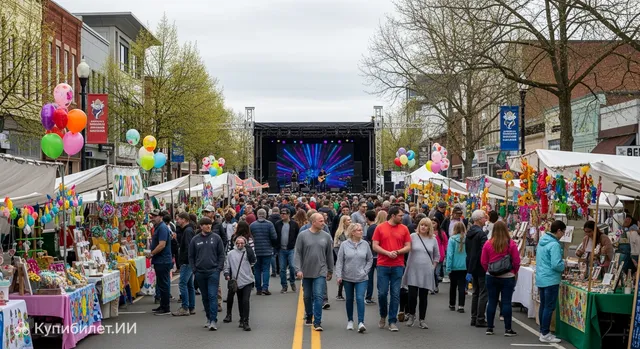 Весенний фестиваль на Пекан-стрит