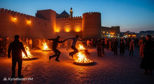 Народные гуляния 'Ахыр Чаршанба' (Последний Вторник)