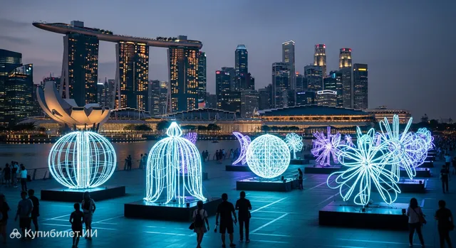 Фестиваль света i Light Singapore 2026