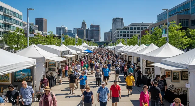Ярмарка искусств на открытом воздухе в Торонто (TOAF)