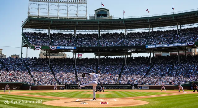 Бейсбольный матч: New York Yankees против Chicago Cubs