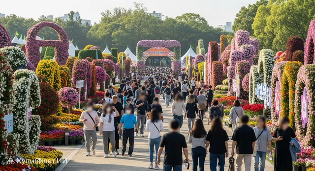 Международный цветочный фестиваль в Кояне 2026