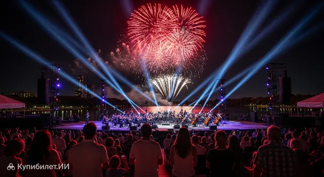 Бостонский салют и концерт Boston Pops 4 июля