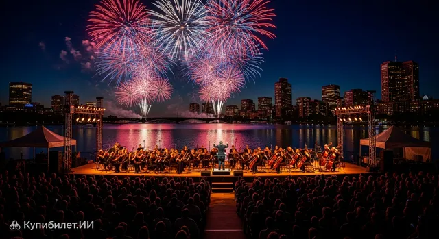 Концерт Boston Pops и фейерверк 4 июля