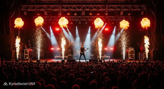 Концерт Megadeth (Release Athens Festival)