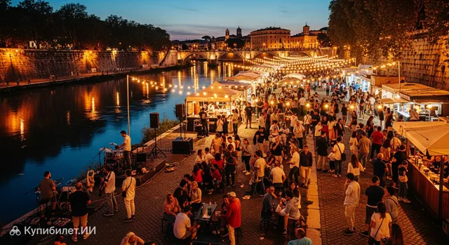 Lungo il Tevere (Вдоль Тибра)