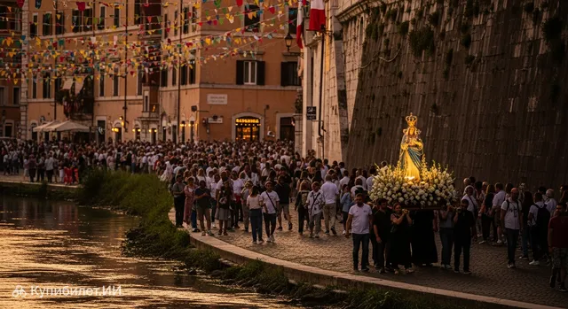 Festa de' Noantri в Трастевере