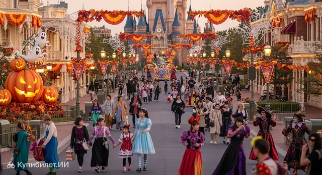 Disney Halloween в Tokyo Disney Resort