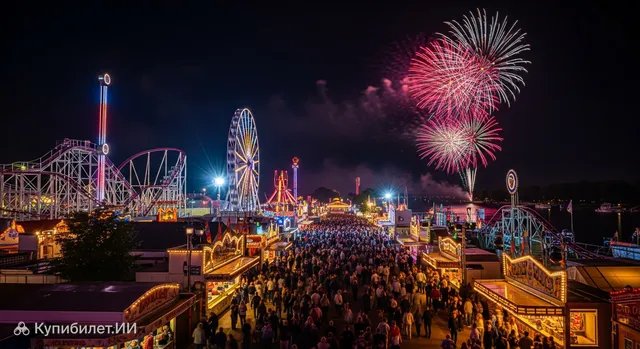 Рейнская ярмарка в Дюссельдорфе (Rheinkirmes Düsseldorf) 2026