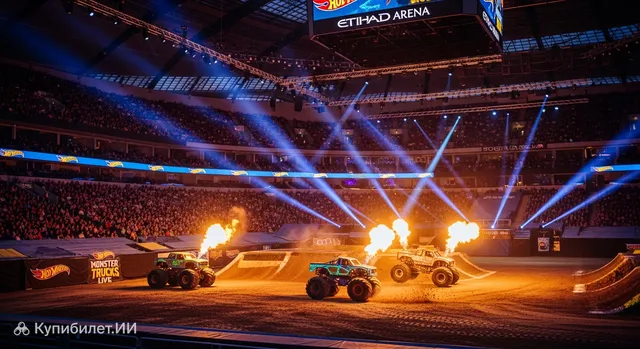 Hot Wheels Monster Trucks Live: Glow 'N' Fire