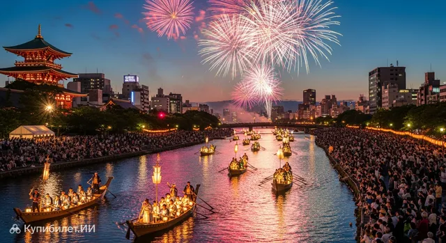 Фестиваль Тэндзин (Tenjin Matsuri)
