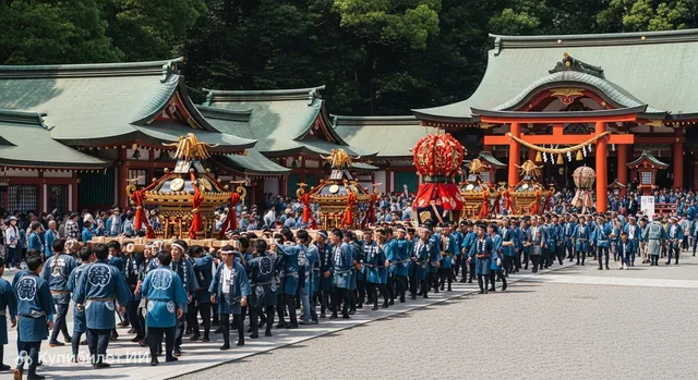 Фестиваль Сумиёси (Sumiyoshi Matsuri)