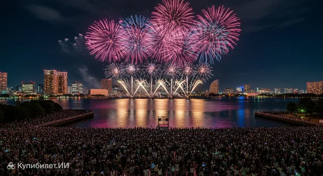 Фестиваль фейерверков в Токийском заливе 2026