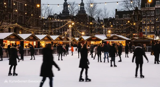 Зимний фестиваль в Амстердаме