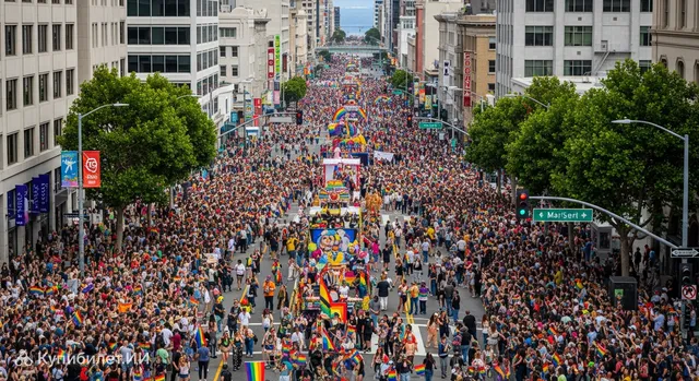 Праздник и парад San Francisco Pride 2026