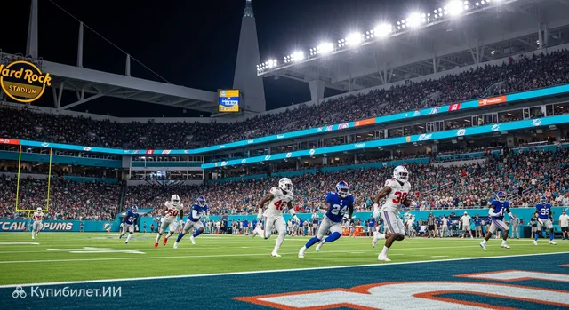 Предсезонный матч Miami Dolphins против New York Giants