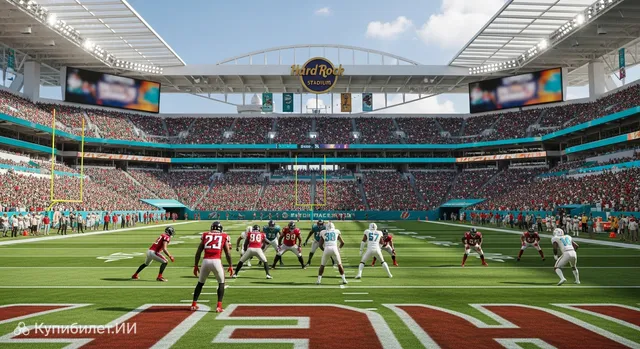 НФЛ Предсезонный матч: Falcons против Dolphins