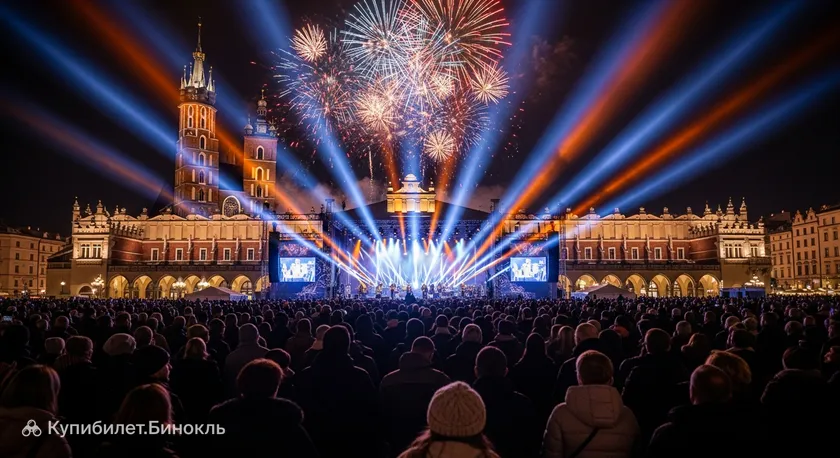 Новогодний концерт-марафон в Кракове