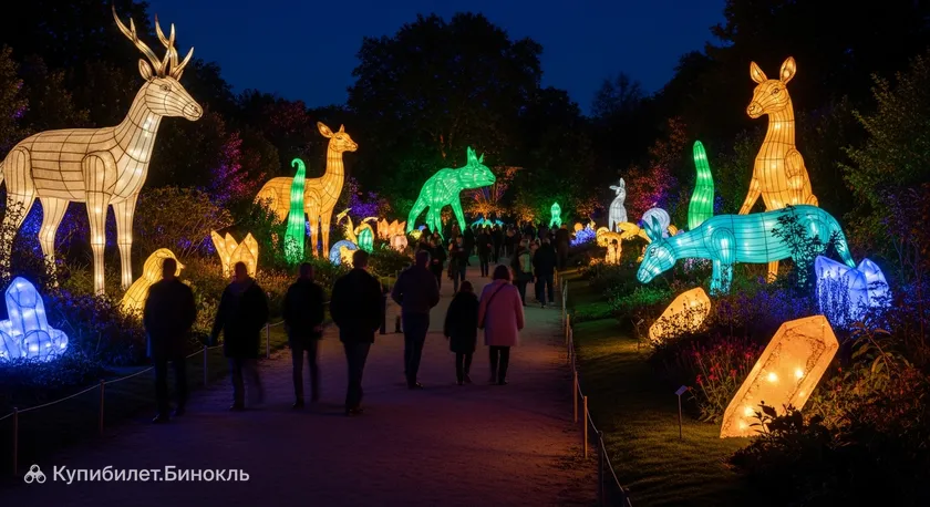 Фестиваль света в Саду растений