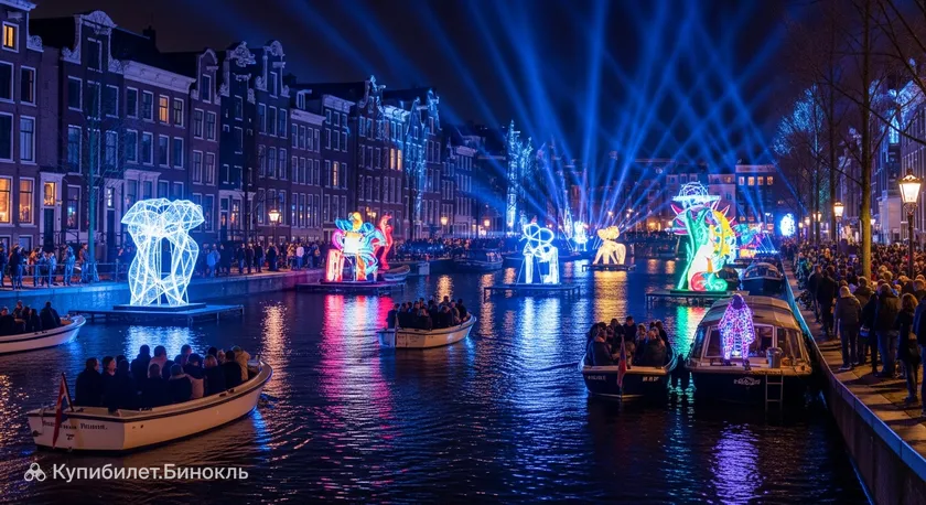 Фестиваль света в Амстердаме