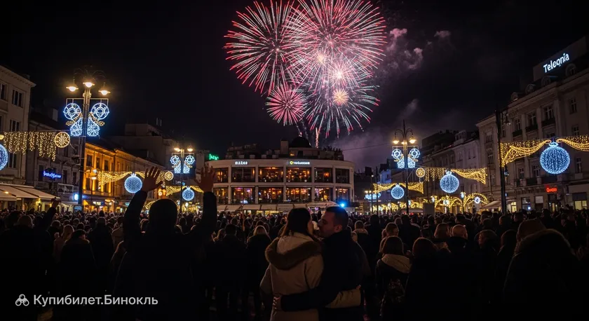 Новогодняя ночь в Белграде