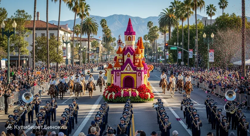 Новогодний парад роз (Rose Parade)