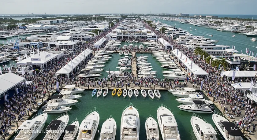 Международная выставка лодок в Майами