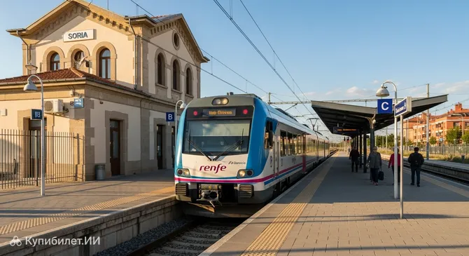Железнодорожный вокзал Сория