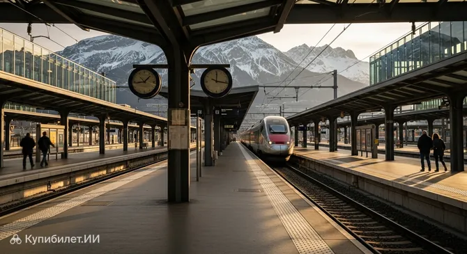 Железнодорожный вокзал Гренобля