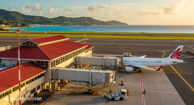 Международный аэропорт имени Мориса Бишопа