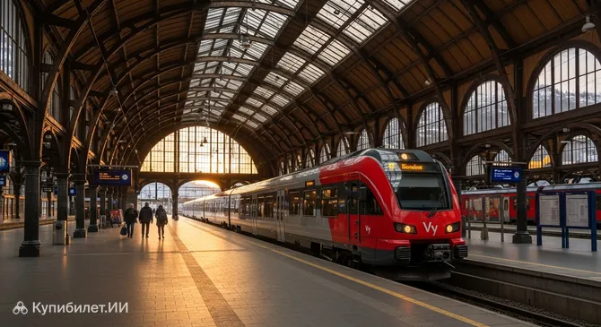 Железнодорожный вокзал Бергена