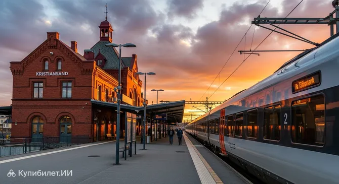 Железнодорожный вокзал Кристиансанда
