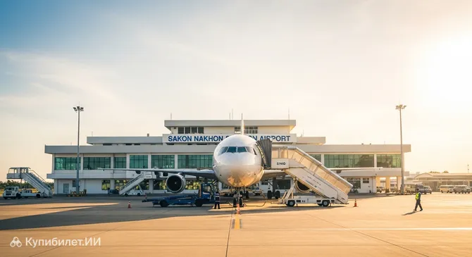 Аэропорт Сакон Након