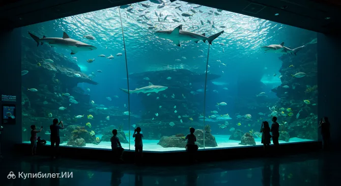 Аквариум и Подводный зоопарк Дубая