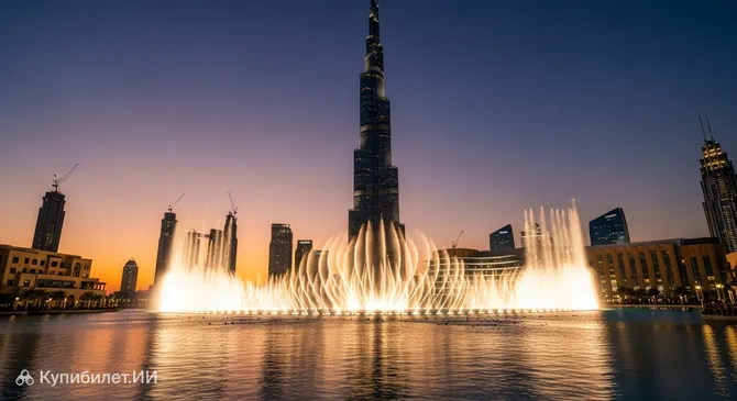 Дубайский фонтан
