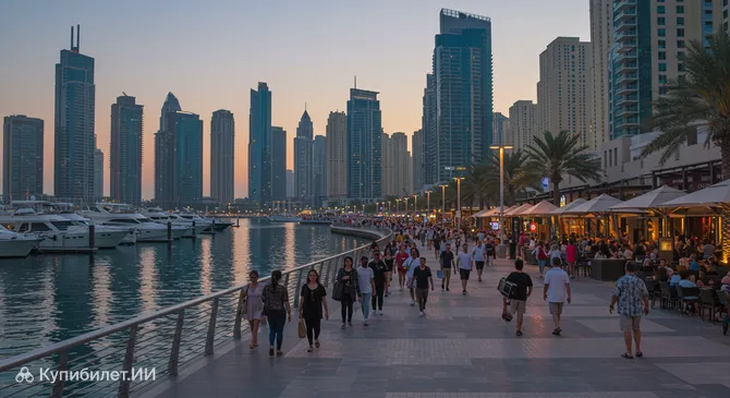 Дубай Марина Уок