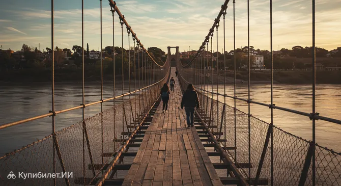 Подвесной мост Иполито Иригойена