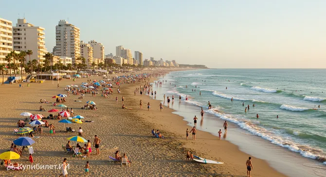 Пляж Пинамар