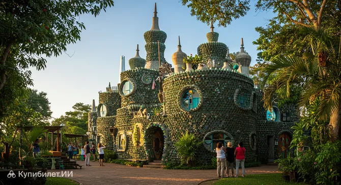 Дом из бутылок