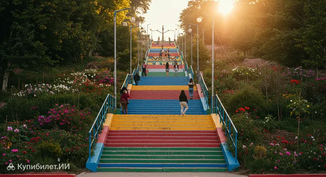 Многоцветная лестница Санта-Роса-де-Каламучита