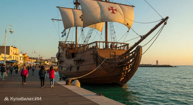 Реплика каравеллы «Санта-Мария»