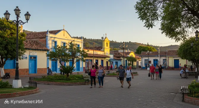 Центр города Вилья-Карлос-Пас