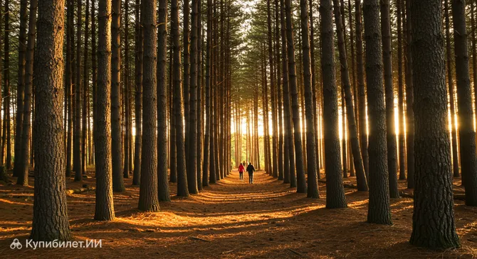 Сосновый лес Карлоса Геселя