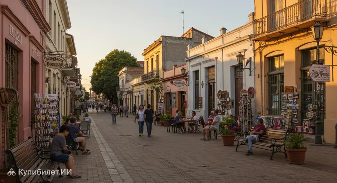 Пешеходная улица Вилья-Хесель