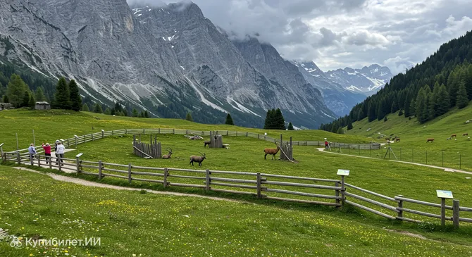 Альпийский зоопарк на Пфандере
